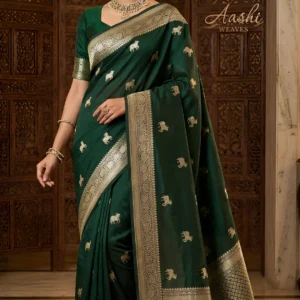 Jamdani Cotton Saree with Elegant Woven Motifs